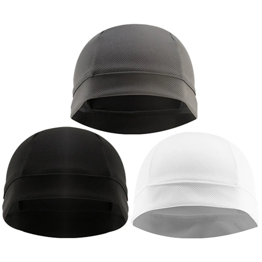 3 Pcs Multifunctional Headwear Bike Hard Hat Summer Men Sports Running Sweat Wicking Cap Inner Winter Hats Unisex Soft