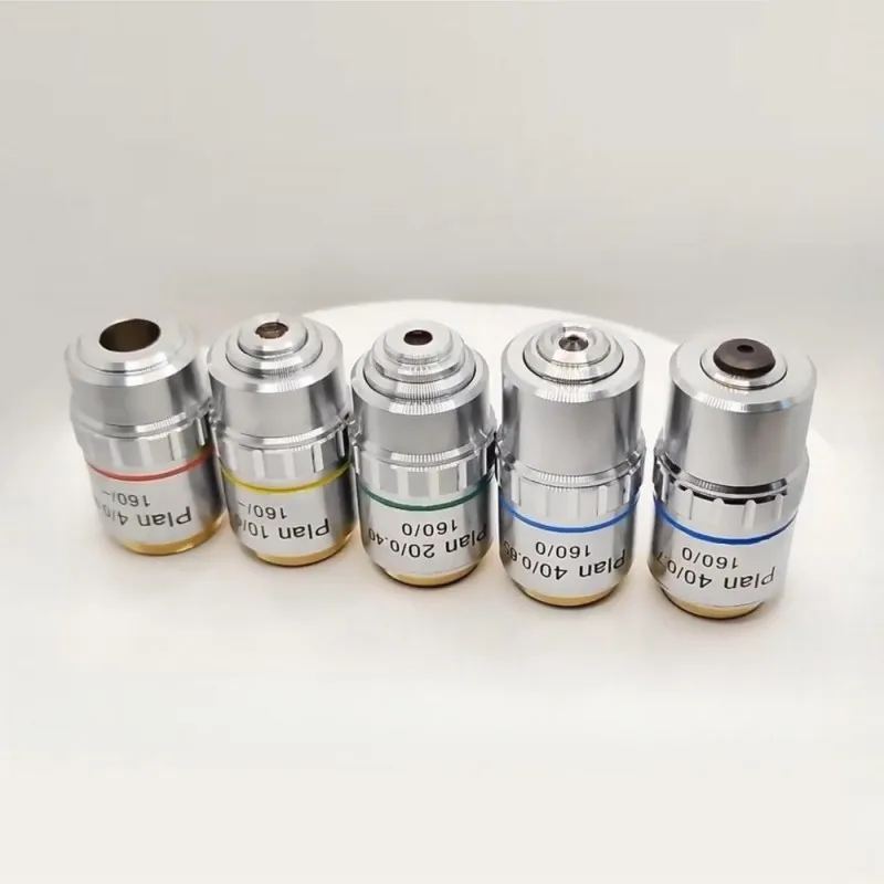 

Metallurgical Microscope Plan Achromatic Objective Lens High Grade 4X 10X 20X 40X
