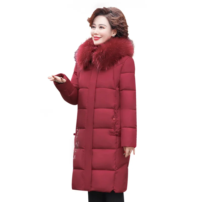 Mom Outfit New Coat Mid-length Model Women Down Cultivation Jacket Coat Winter Coat  Coat Women  Winter Jacket Women