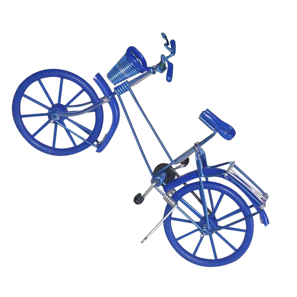 

Bike Modelcraft Miniature Mini Metal Finger Racing Decor Mountain Ornaments Ironwork Figurines Simulation Desktop Wire