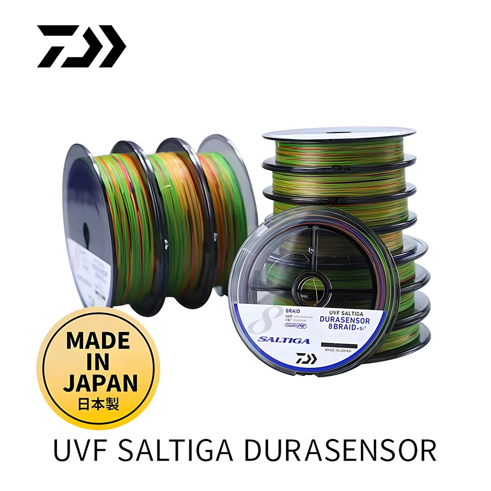 Фото Леска для рыбалки DAIWA UVF SALTIGA DURASENSOR X8+SI2, 200 м, плетеная, из полиэтилена, произведено в Японии №4