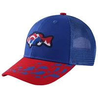 bassdash kids youth fishing sun hat mesh back adjustable baseball trucker cap for boys girls