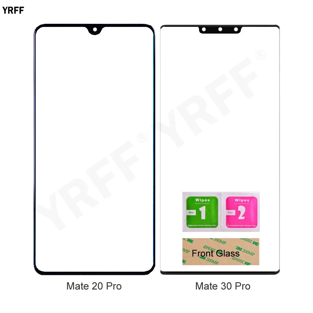 for huawei mate 30 pro front glass touth panel for huawei mate 20 pro no touch screen mobile phone repair assembly parts free global shipping