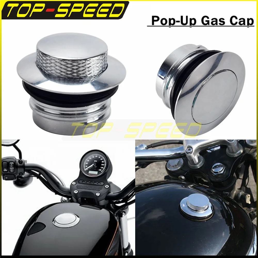 Motorcycle Pop-Up Flush Mount Fuel Tank 