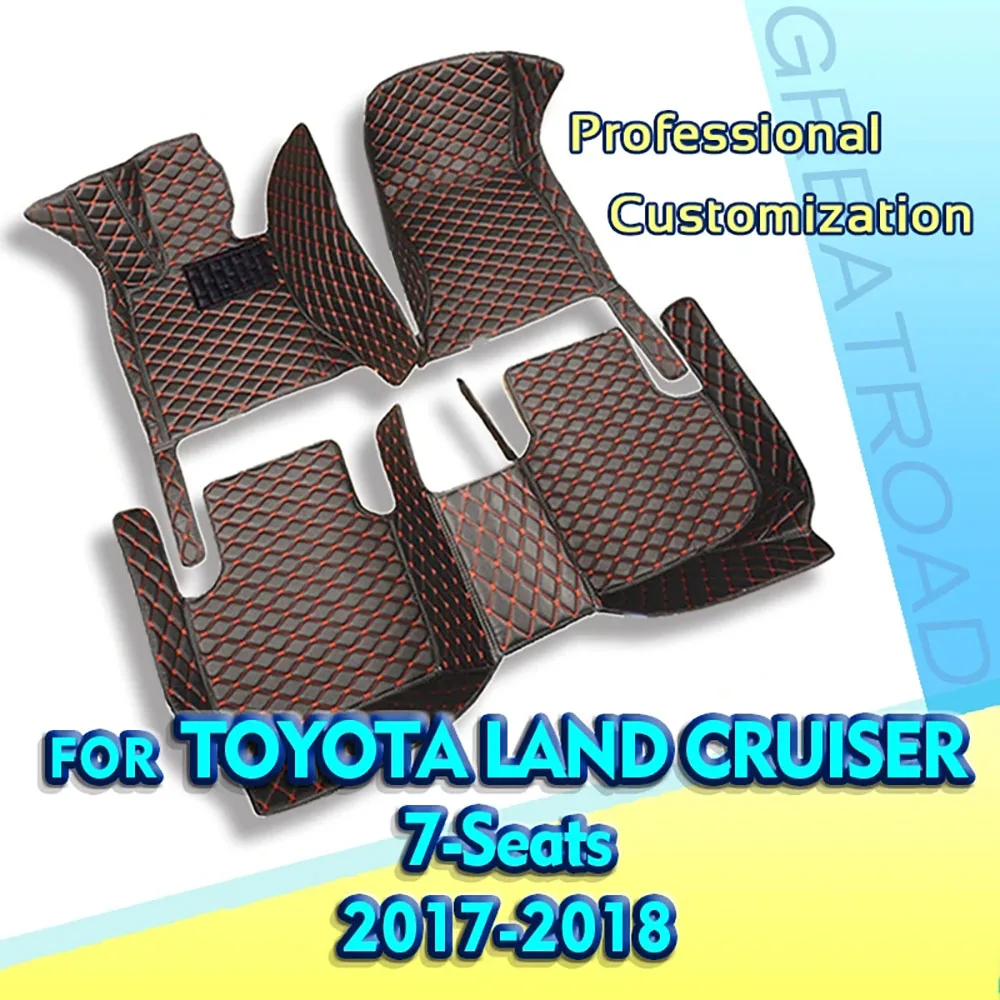 

Автомобильные коврики для Toyota Land Cruiser Seven сиденья 2017 2018 оригинальные автомобильные подкладки для ног автомобильный коврик чехол аксессуары для интерьера