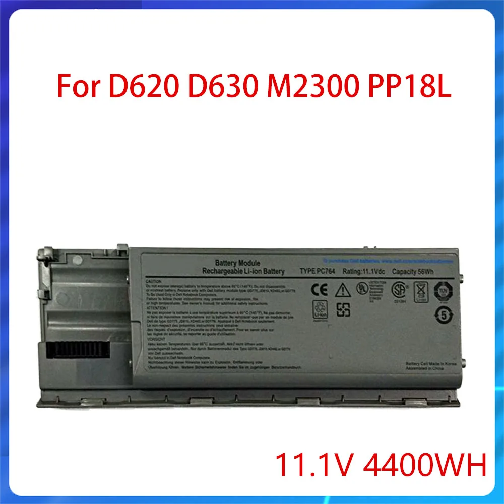 Новый аккумулятор для ноутбука PC764 4400WH 11,1 В для ноутбука D620 D630 PP18L M2300 0PC764