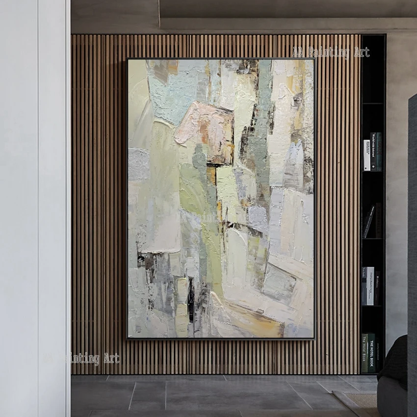 Тяжелый толстый нож картина маслом искусство без рамки лидер продаж Новое