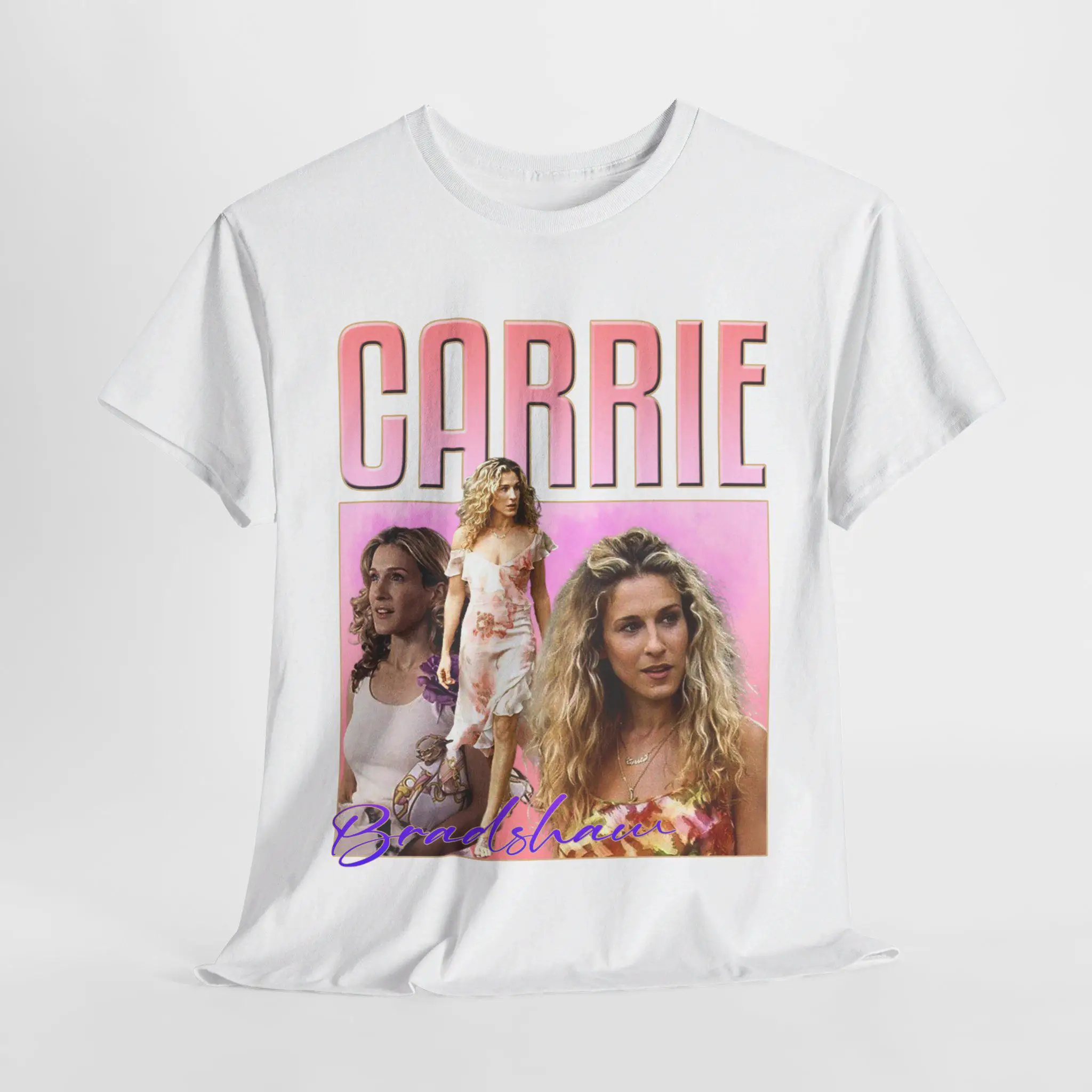 Футболка Carrie Bradshaw Homage винтажная футболка 90-х годов на день рождения Bff Шарлотта
