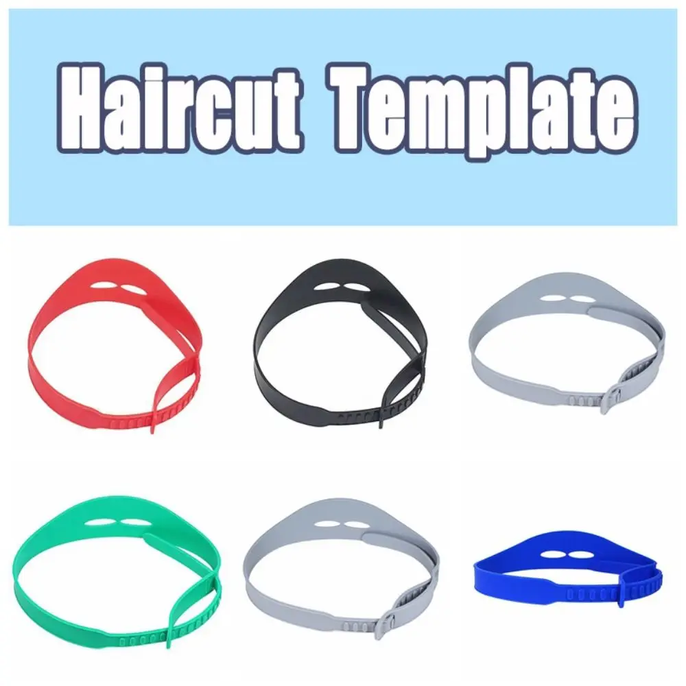 Регулируемый шаблон для стрижки силиконовый волос сделай сам красочная