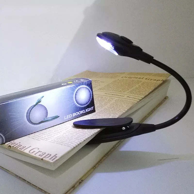 

2023NEW Mini Flexible Clip-On Bright Book Light Laptop LED Book Reading Light Portable Travel Outdoor Reading Lights for Childre