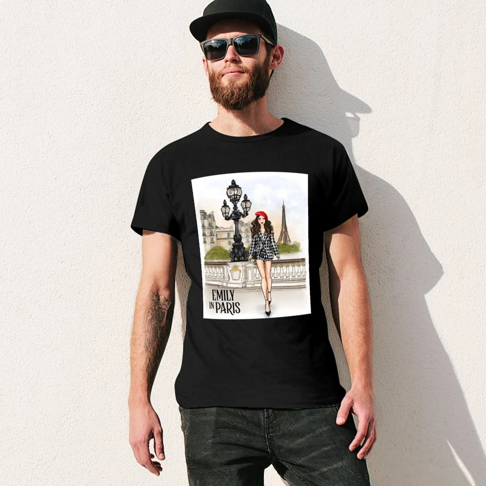 Эмили в Париже Активная футболка Louboutins Забавные футболки дешевые вещи тяжелые