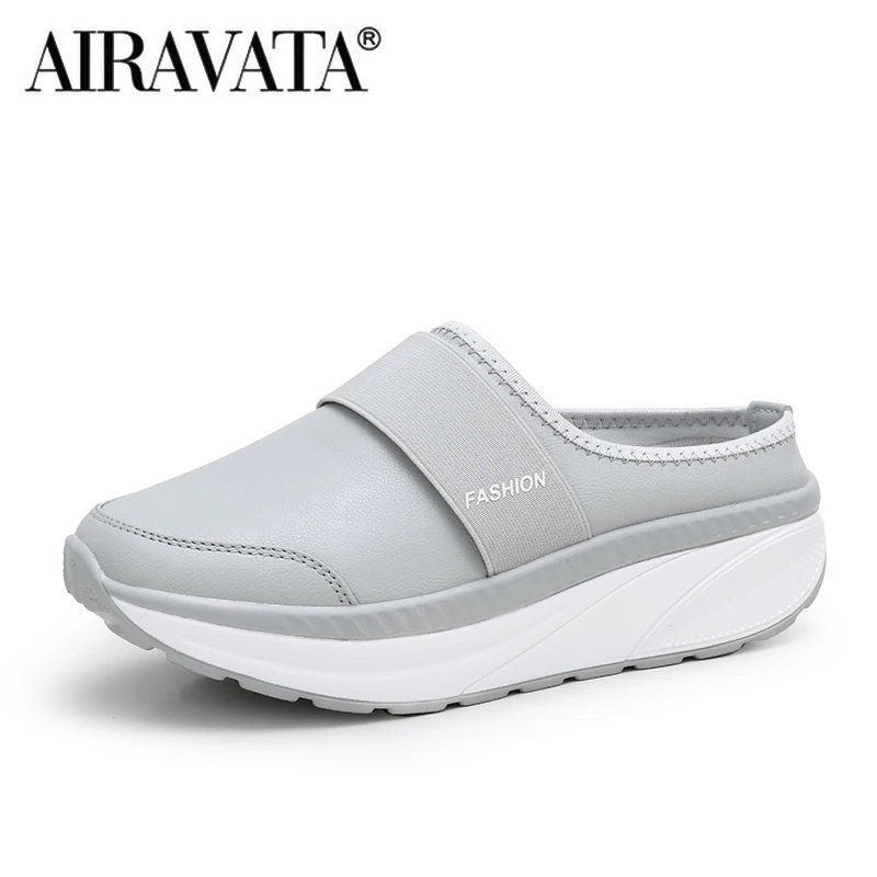 Women Wedge Slippers Platform Clogs Classical Walking Shoes Cushioned Casual Outdoor Woman Shake Shoes