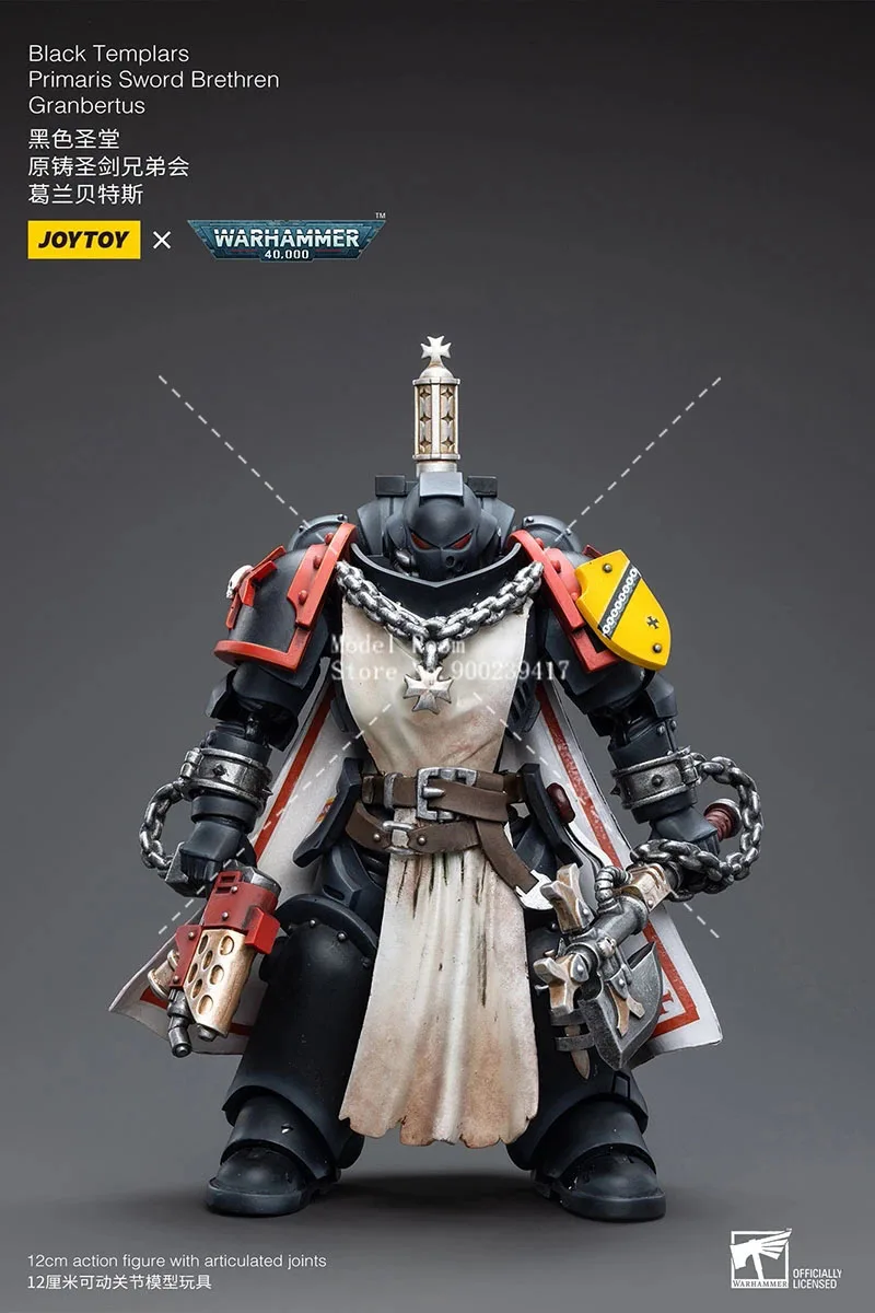 Черные тамплиеры JOYTOY Warhammer 40K 1/18 Ultramarines Intercessors Adeptus Mechanicus