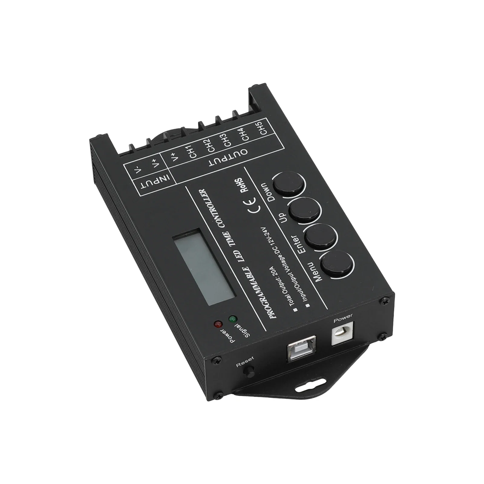 Программируемый по времени контроллер светодиодного дисплея RGB TC420 таймер