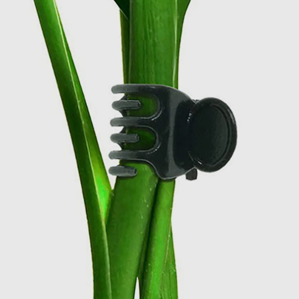 

80pcs Plant Support Clips Garden Fixing Clips Vine Clips Plastic Trellis Clips