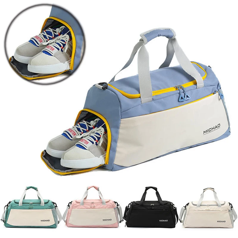 

Fitness Bag Outdoor Sports Bags for Women Men Swimming Yoga Gym Bag with Shoe Compartment Crossbody Sports Backpack Travel Bag