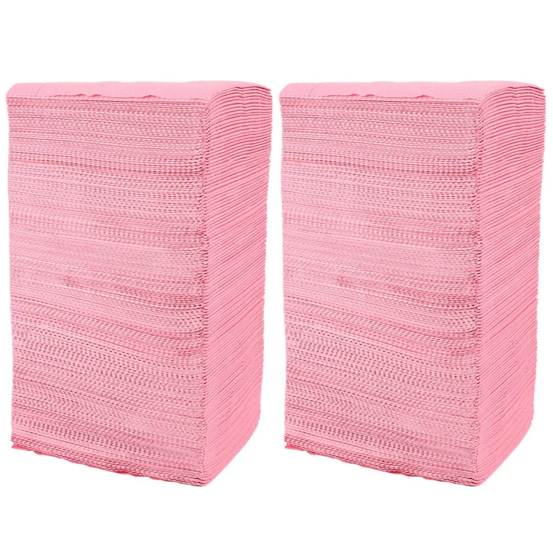 

Pink 250Pcs Absorbent Tattoo Tablecloth Disposable Tattoo Cloth Towel Cleaning Pad Waterproof Paper Tablecloth 45X33cm
