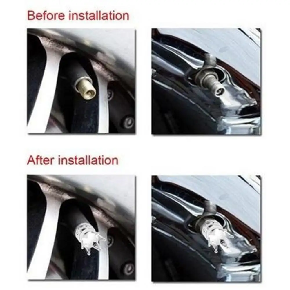 

4 шт./лот универсальные бескамерные колпачки для воздушных клапанов автомобильных шин колпачки для клапанов автомобиля грузовика для велос...