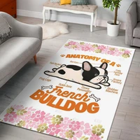 animal bulldog dog pet design newest unique rug 3d printed room mat floor gift anti slip large carpet home decoration 2