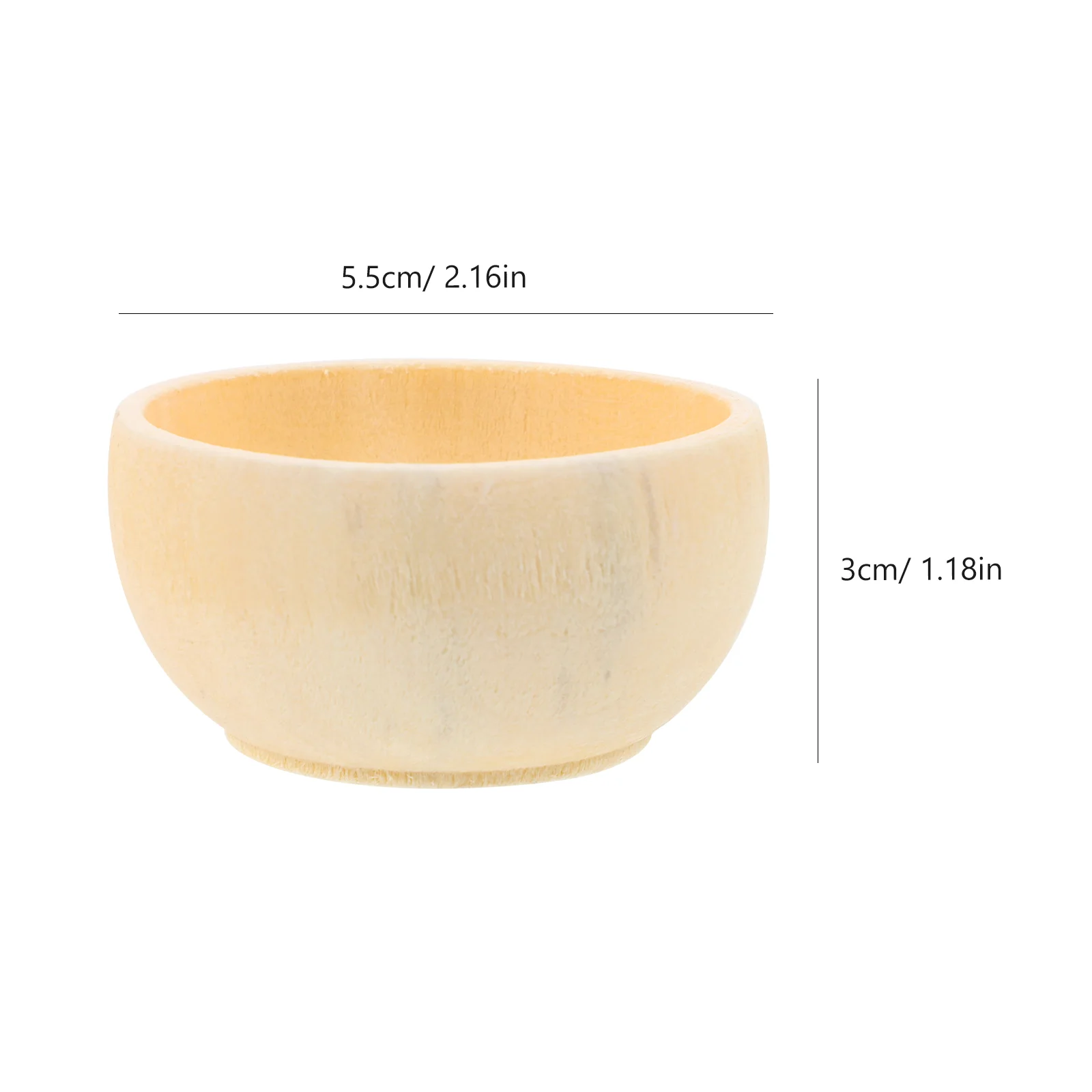 5 шт. деревянная миска миски для рисования теста детская незаконченная живопись