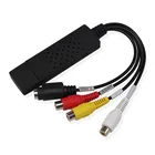 USB-адаптер для захвата видео, ТВ, DVD, VHS, Captura de v deo, аудио AV-карта для компьютераCC TV-камеры USB 2,0