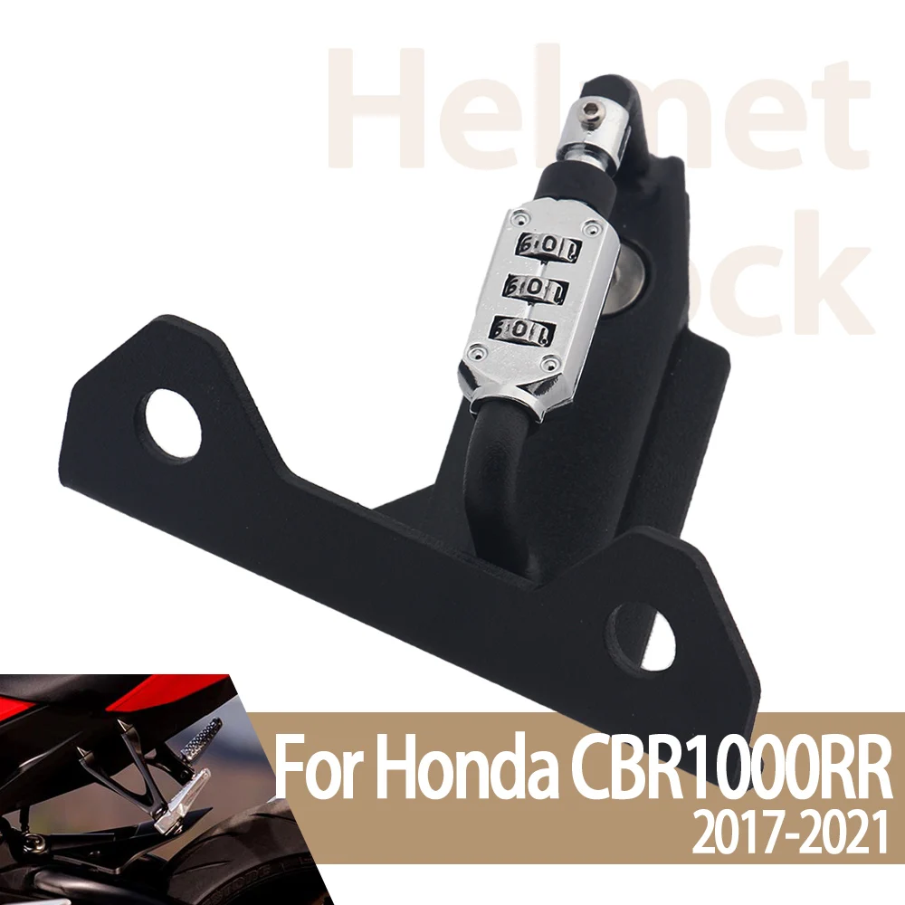 

Motorcycle Helmet Lock Anti-Theft Combination PIN Locking Secures For CBR1000RR 2017-2021