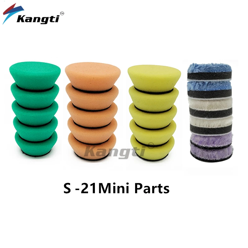 

1-дюймовая 2-дюймовая полировальная губка, грубая, средняя и тонкая, подходит для полировального станка RO/DA