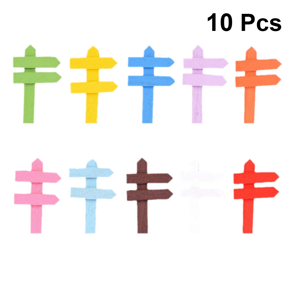 

20 Pcs Fence Adornment White Decor Fairy Garden Ornament Miniture Decoration Decorative