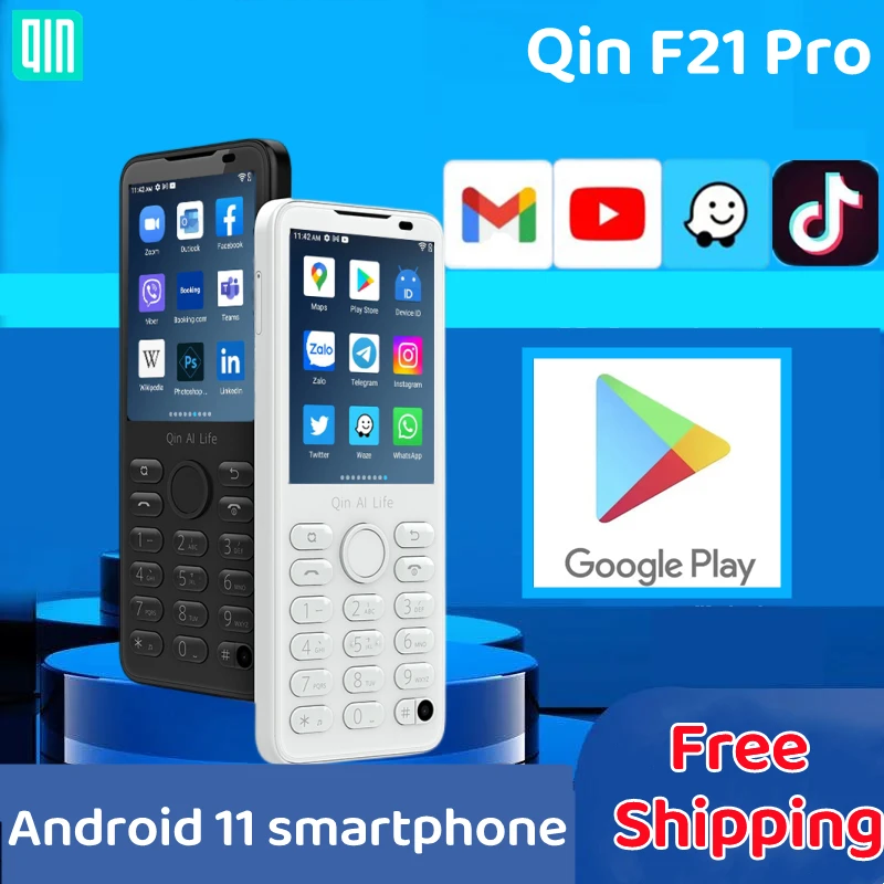 Kup Globalna Wersja Duoqin Telefon F21 Pro Dualversion Google I AMZN F21pro Android 11 Smartphone Mały Telefon Komórkowy Darmowa Wysyłka