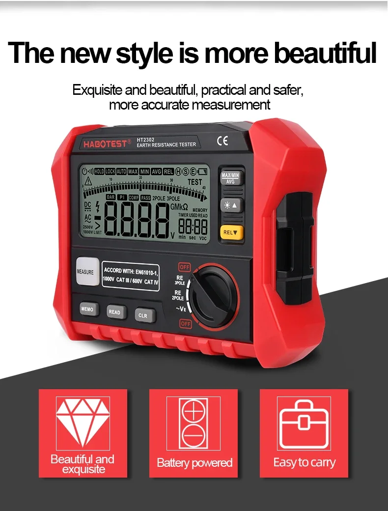 Habotest HT2302 Измерительные двигатели Электрические инструменты Бытовая техника и т.