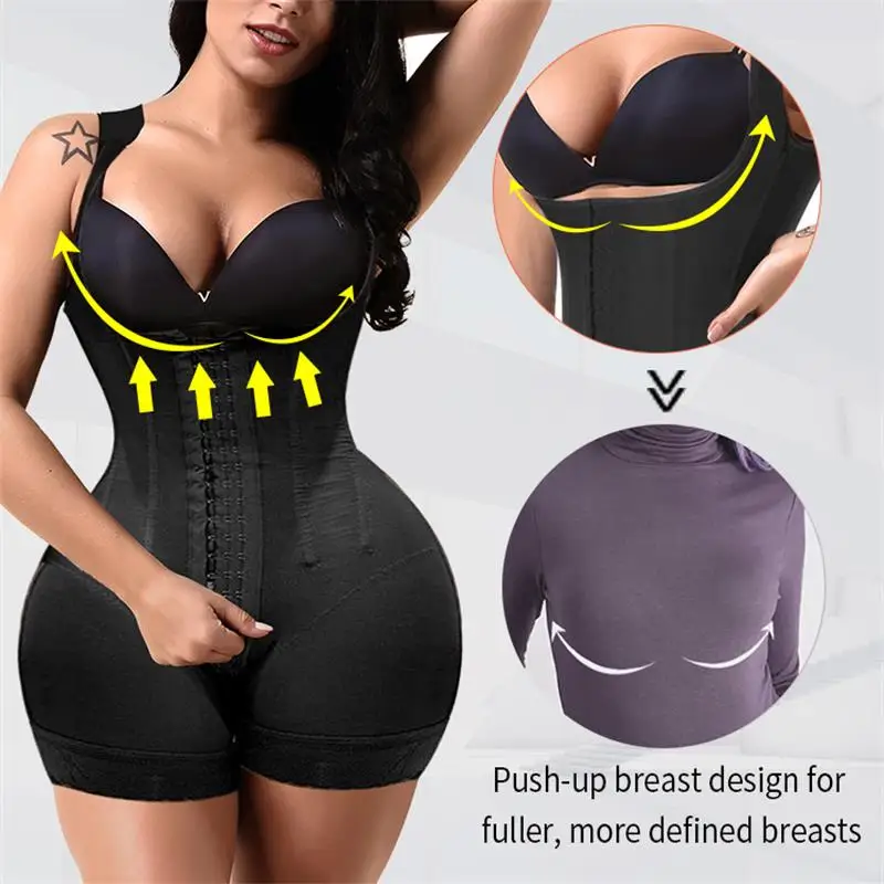 Stage 2 & 3 Fajas Colombianas Bbl Shapewear Women Postpartum Recovery Body Shaper Waist Trainer reductoras y modeladoras mujer