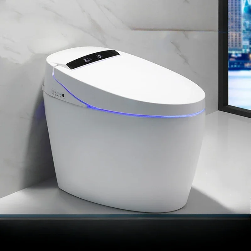Интеллектуальный унитаз с автоматическим датчиком усовершенствованный белый