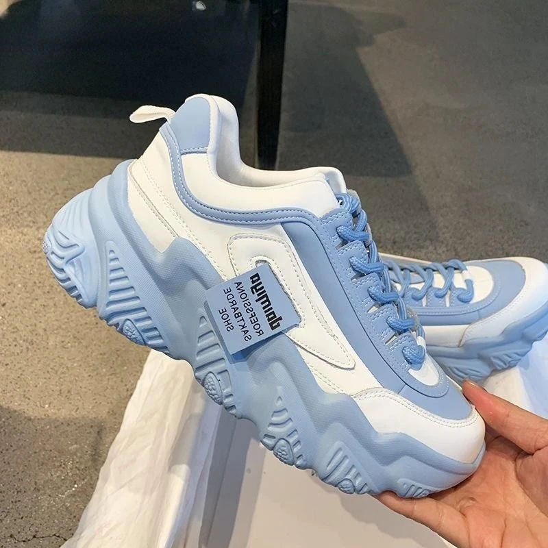 

Fashion Women's sneakers Shoes Sports Casual Shoes Autumn New Style Thick Soled Outdoor Soft Soled Casual Shoes Walking Shoes