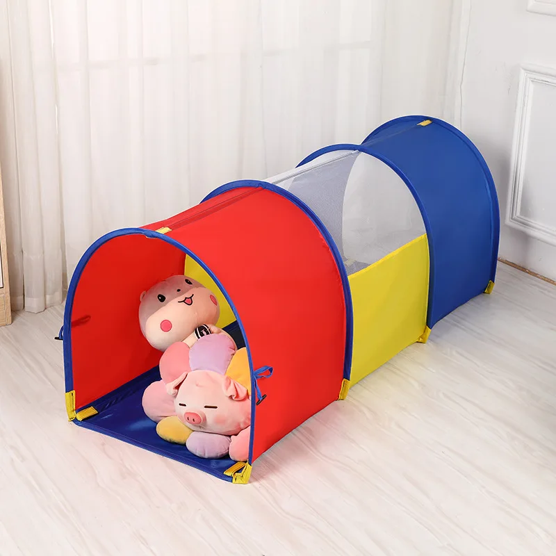 

Kids Fun Portable Rainbow Tunnel Tent Toy Indoor Play House Folding Outdoor Crawling Game Tent Children Ideal Birthday Xmas Gift