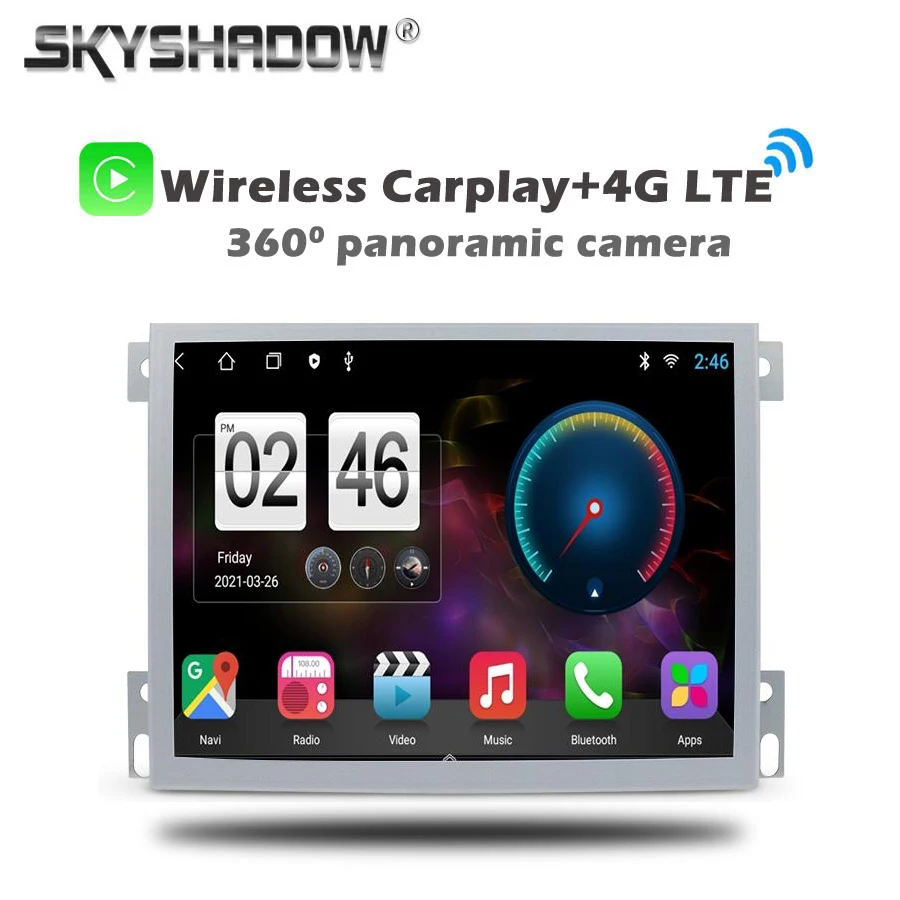 Carplay Android 10 0 8G + 128G Автомобильный радиоплеер GPS WIFI BT для Dodge Challenger зарядное