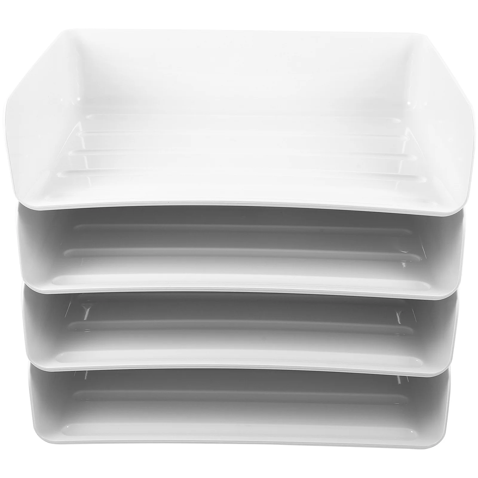

Filing Cabinet Stackable Paper Trays Desktop File Organizer Office Magazine Pp Holder