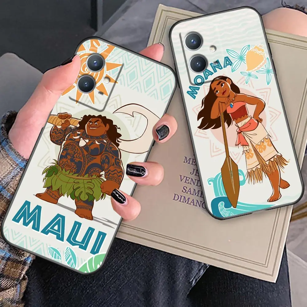 

Disney Cute Moana Anime Cartoon Case For Huawei P50E P50 P50Pocket P40 P30 P20 P10 Pro Plus Lite 2021 2020 2019 2018 Cover Funda