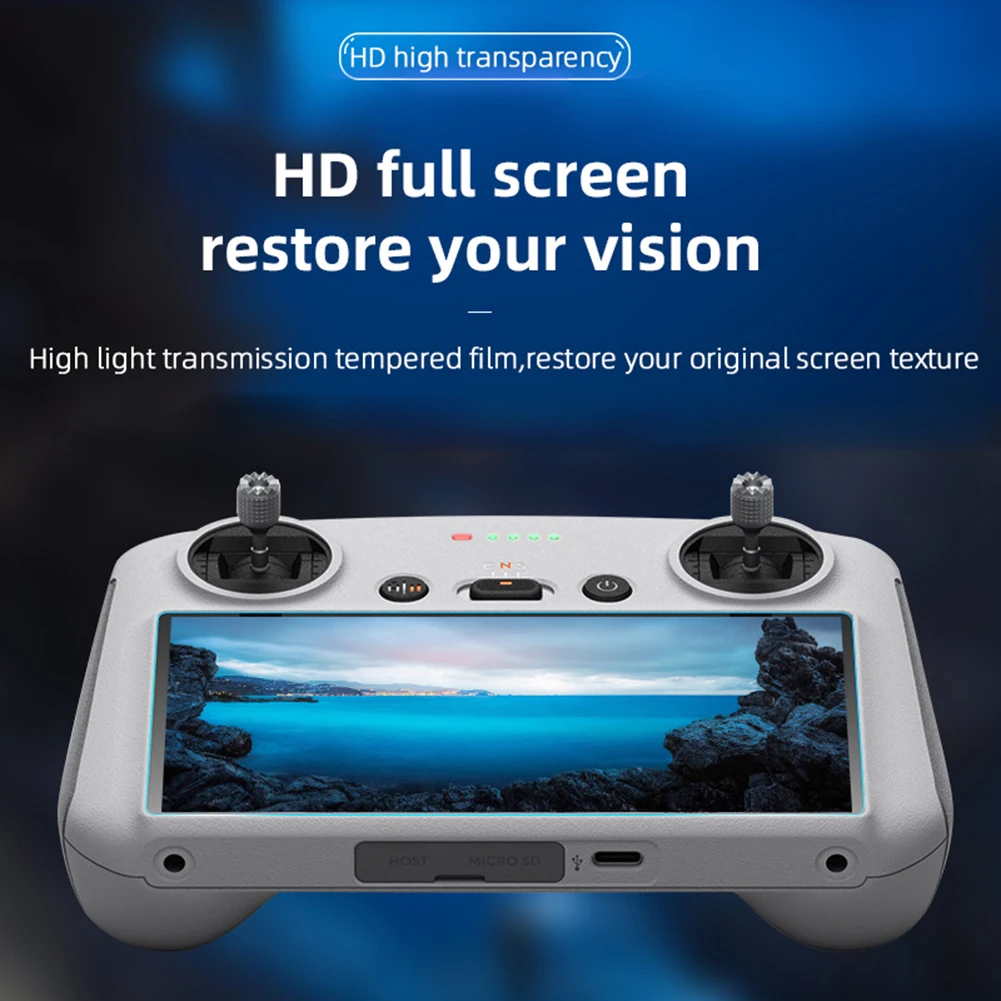 

Защитная пленка из твердого стекла 9h, аксессуары для дрона, защитная пленка для экрана с защитой от ультрафиолетосветильник, Противоударна...