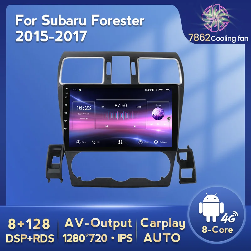 NaviFly для Subaru Forester 2015 2016 2017 Android Carplay Авто Радио Видео плеер GPS навигация 8 ГБ + 128