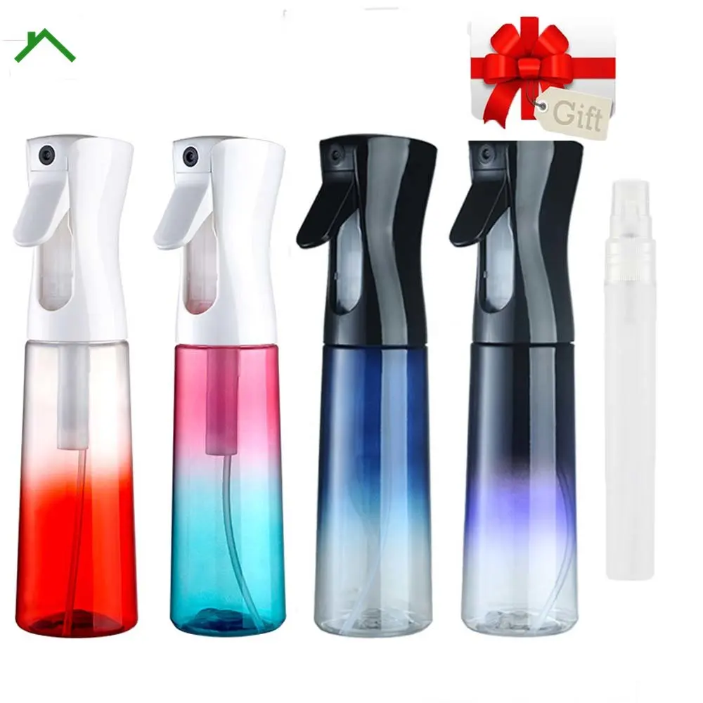 

1pc 200ml 300ml 500ml Hair Spray Misting Bottle Ultra Fine Continuous Water Mister Fine Mist Sprayer Bottle For Salon Garden