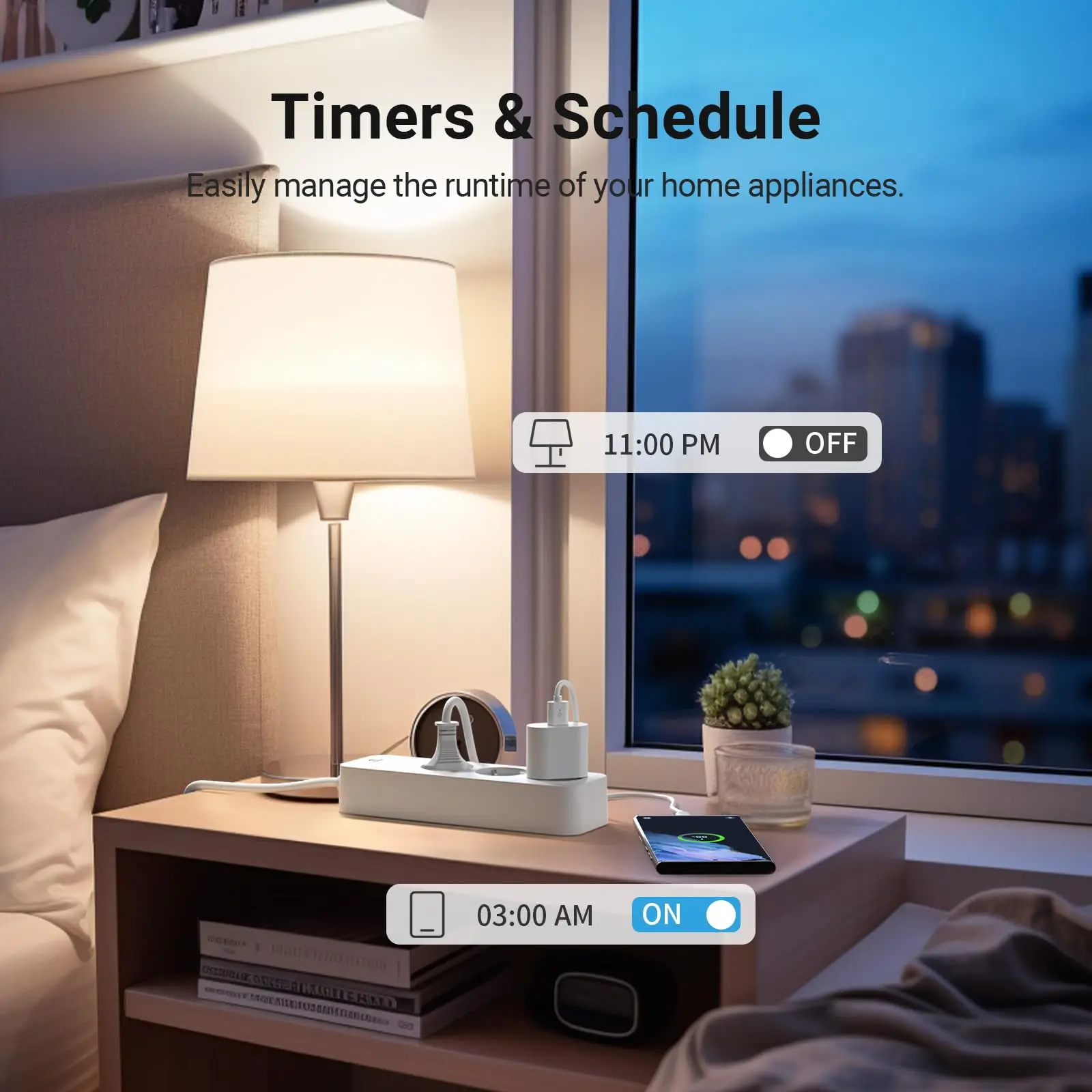 Умная розетка Tuya с Wi-Fi и вилкой европейского стандарта