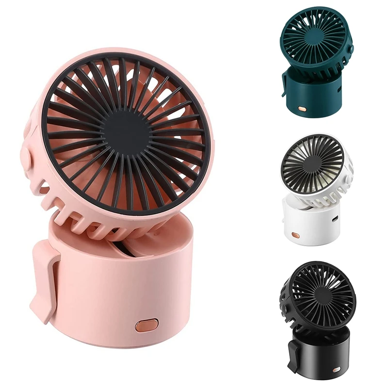 

Portable Mini Fan, Personal Fan USB Rechargeable Battery Operated Handheld Neck Desk Fan, for Outdoor Office