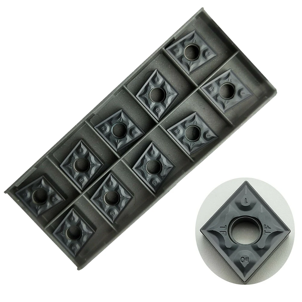 

10 шт. CNMG 431-TF IC907 карбидные вставки CNMG120404-TF 80 ° серые карбидные Токарные Вставки карбидные внутренние токарные инструменты токарный инструме...