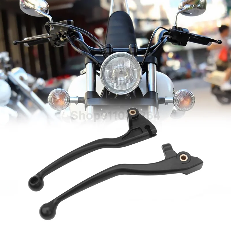 

Motorcycle Brake Lever Black Left Right Handlebar Handle Grips For Yamaha VStar Drag Star XVS 400/650 XVS 1100 1999-2009 96/16