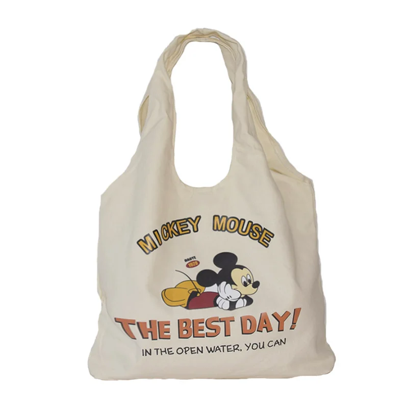 

Snoopy Canvas Bag Ladies Large Capacity Printed Shoulder Bag Pure Cotton Japanese Backpack Holiday Birthday Gift