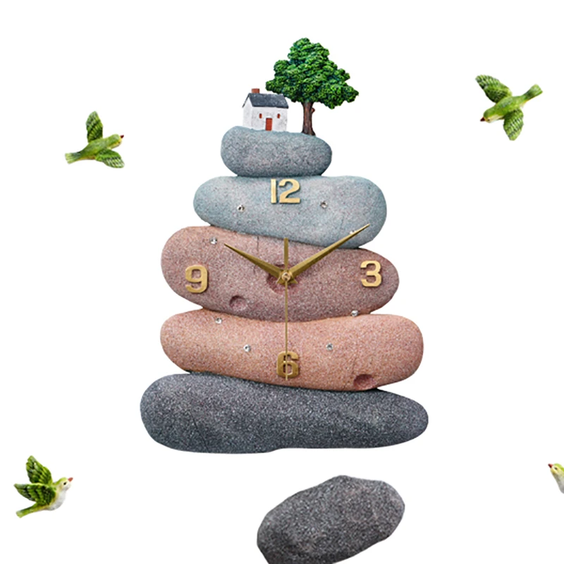 

Настенные часы 3d северные часы, большие тихие Креативные украшения в современном стиле для гостиной, идеи для подарка