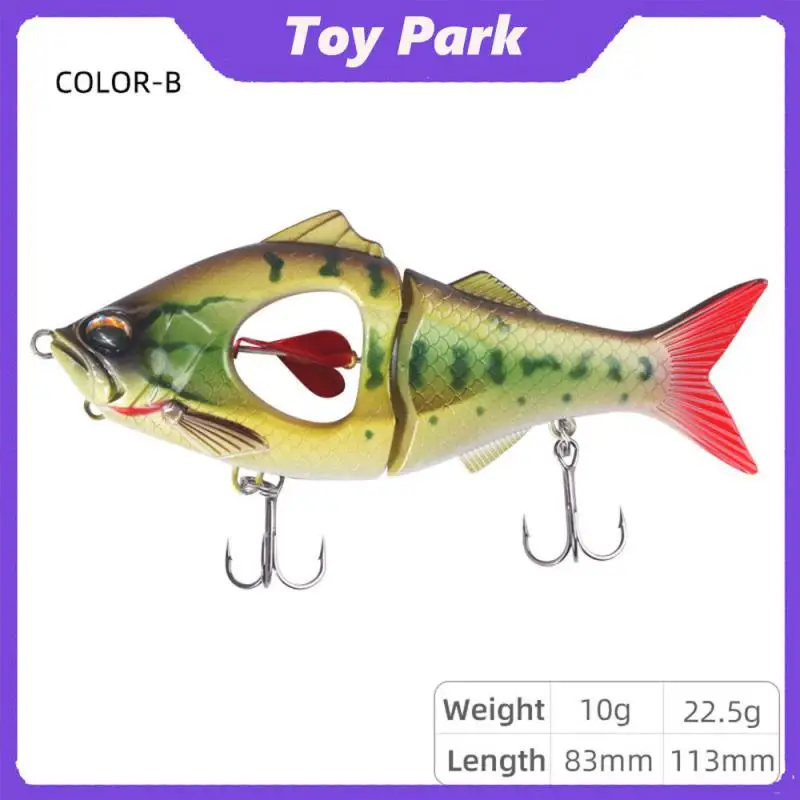 

Built-in Ring Luya Bait Double-segment Fishing Lures Sea Fishing Submerged Bionic Bait Fishing Goods Far-throw Fake Bait