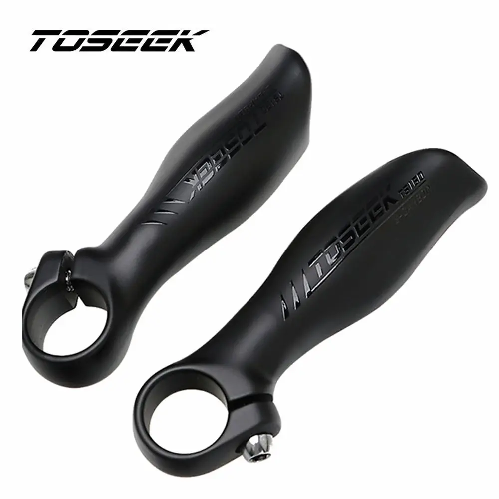 

TOSEEK Matte Black Carbon Fiber Mountain Bike Small Auxiliary Handlebar MTB bicycle Bar End Parts