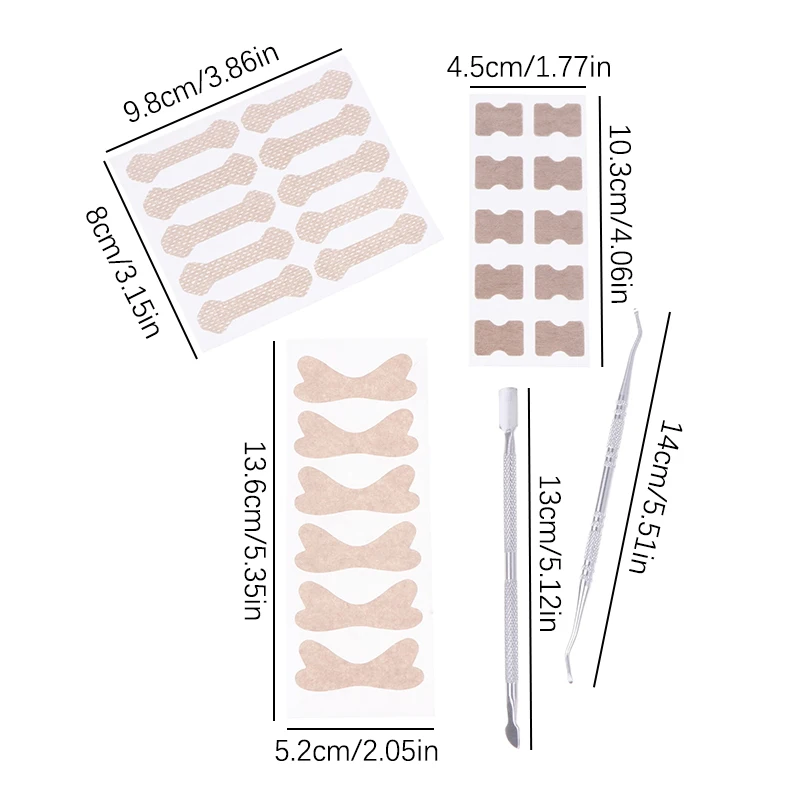 10 шт. набор наклеек для коррекции вросших ногтей клейкий пластырь эластичный