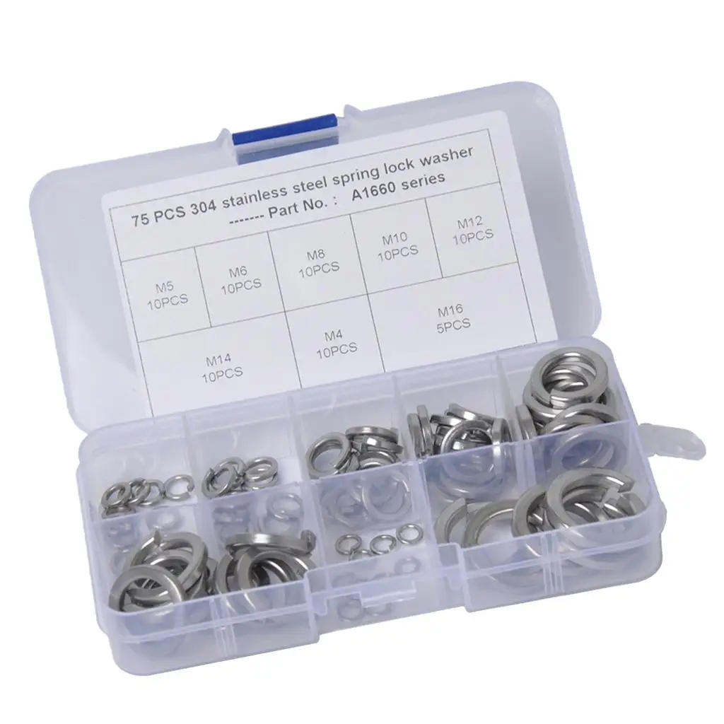 

Spring Washers - M3//M5/M6/M8/M10/M12/M14/ - Stainless Steel